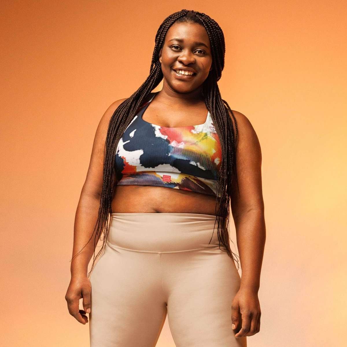 Color Splash Sports Bra - unik.fashion