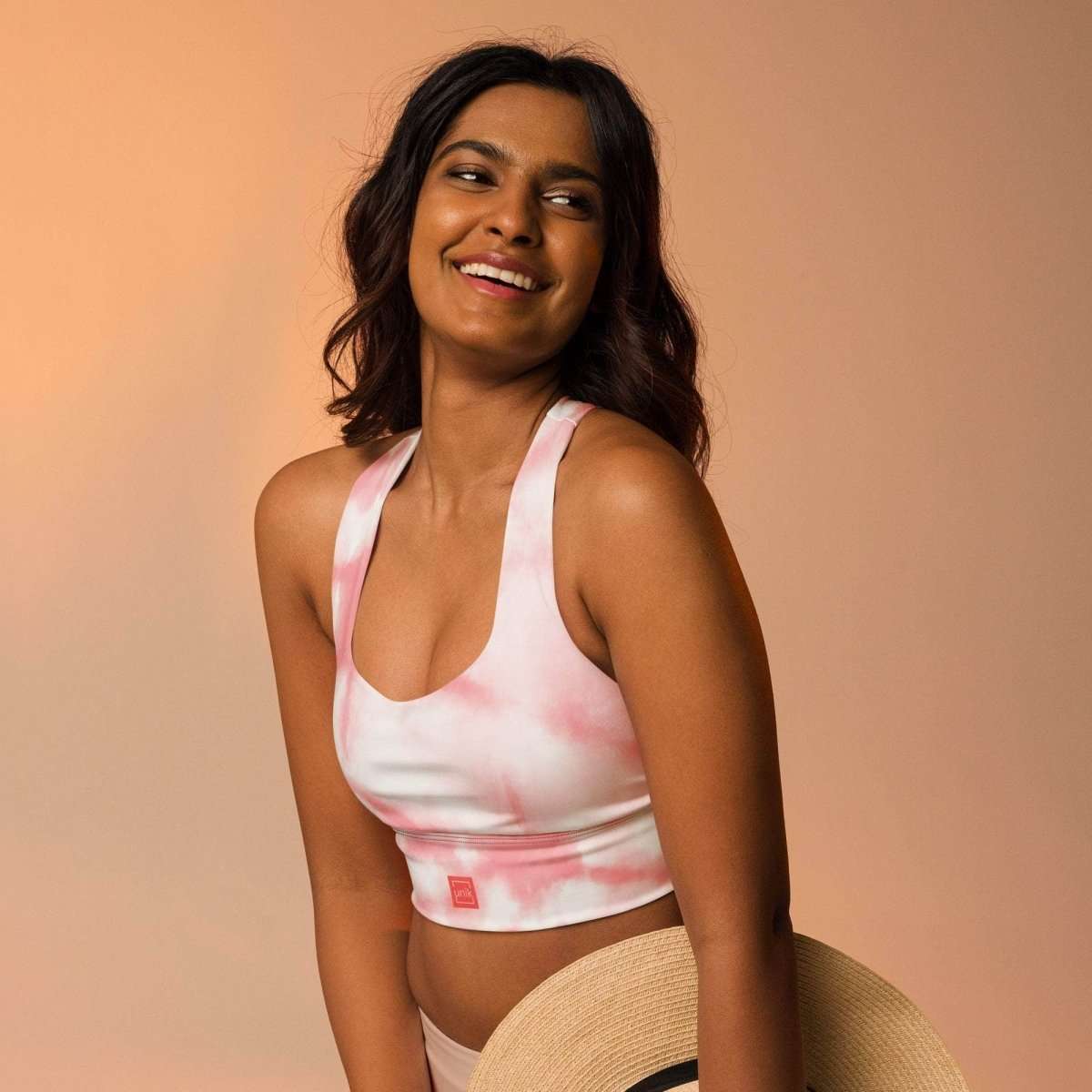 Coral Mist Sports Bra - unik.fashion