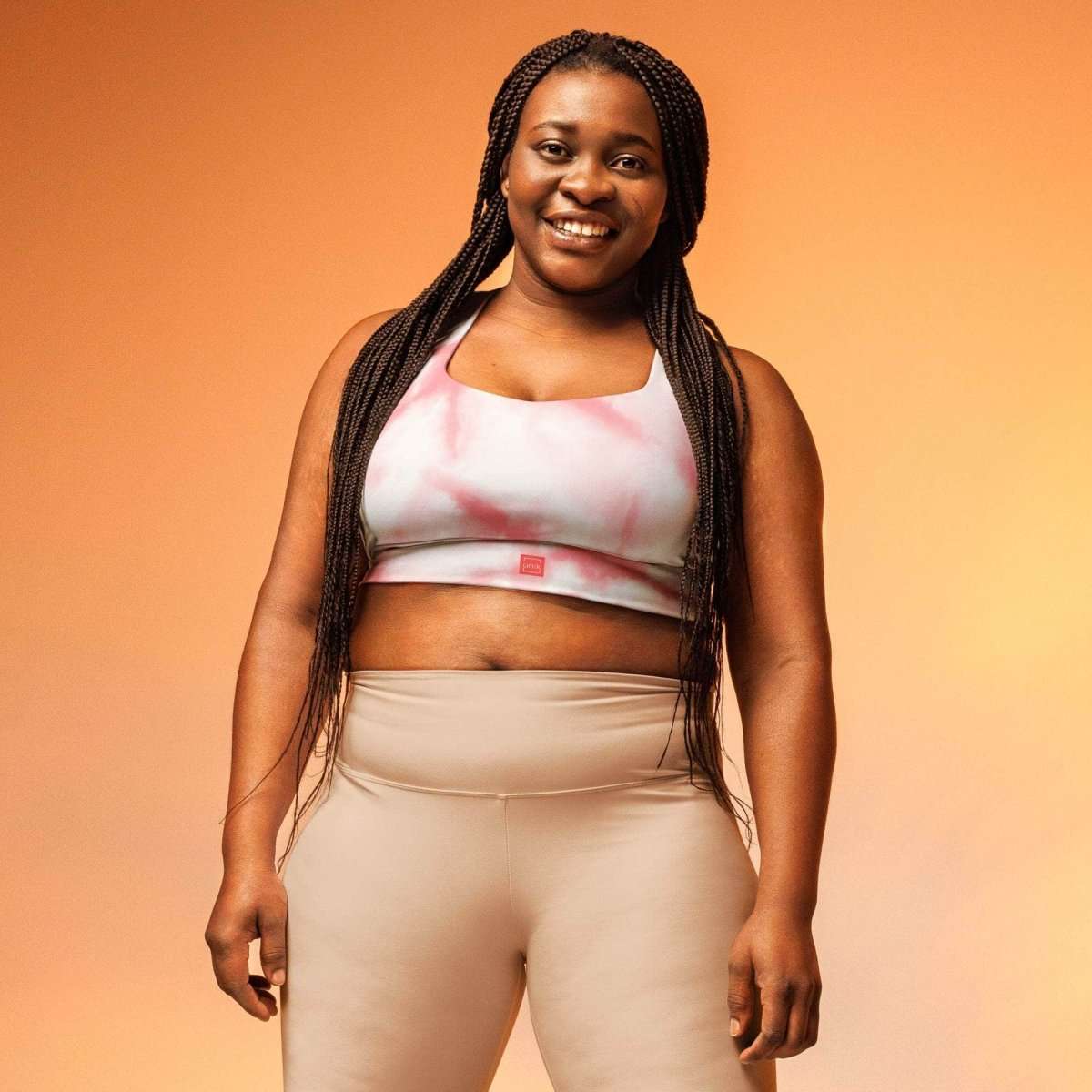 Coral Mist Sports Bra - unik.fashion