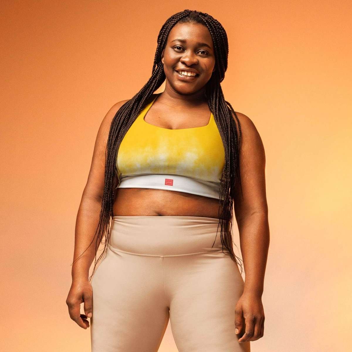 Golden Cloud Sports Bra - unik.fashion