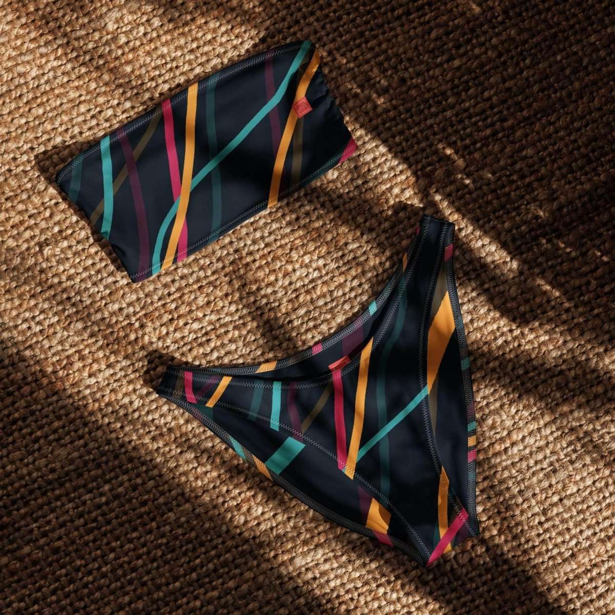 Neon Currents bandeau - unik.fashion