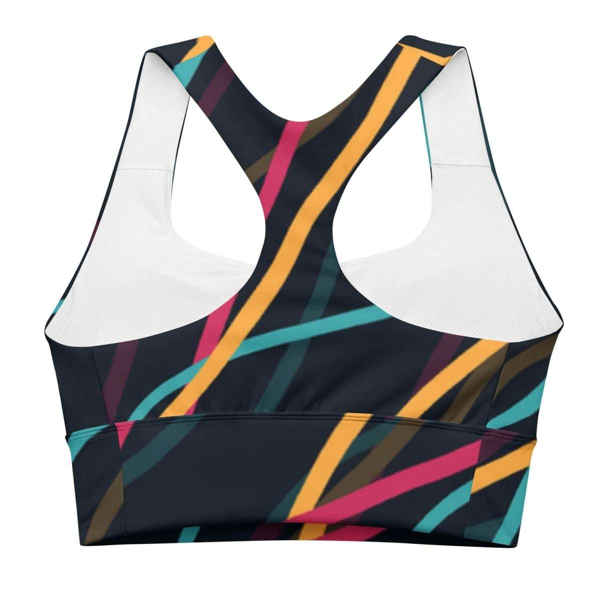 Neon Currents Sports Bra - unik.fashion
