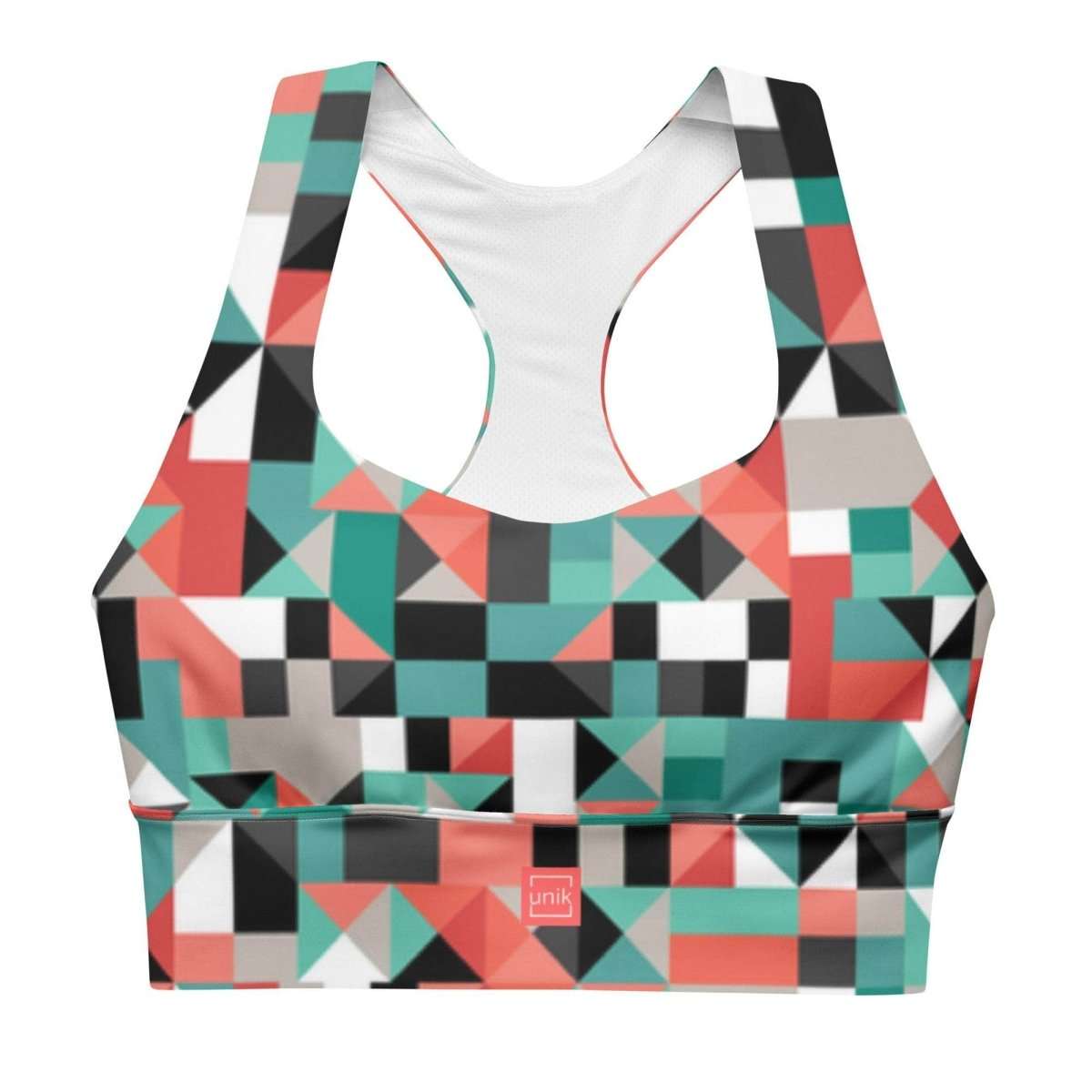 Pixel Clash Sports Bra - unik.fashion