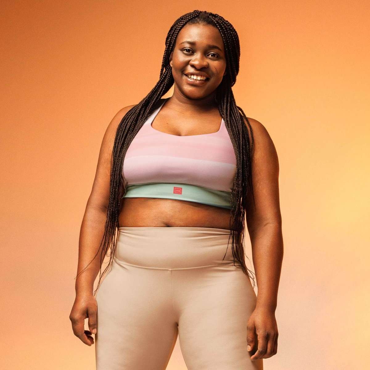 Sunset Foam Sports Bra - unik.fashion