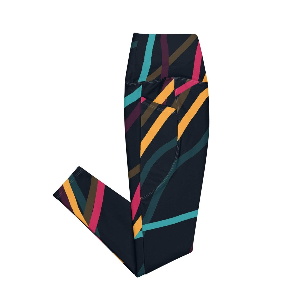 Neon Currents Leggings - unik.fashion