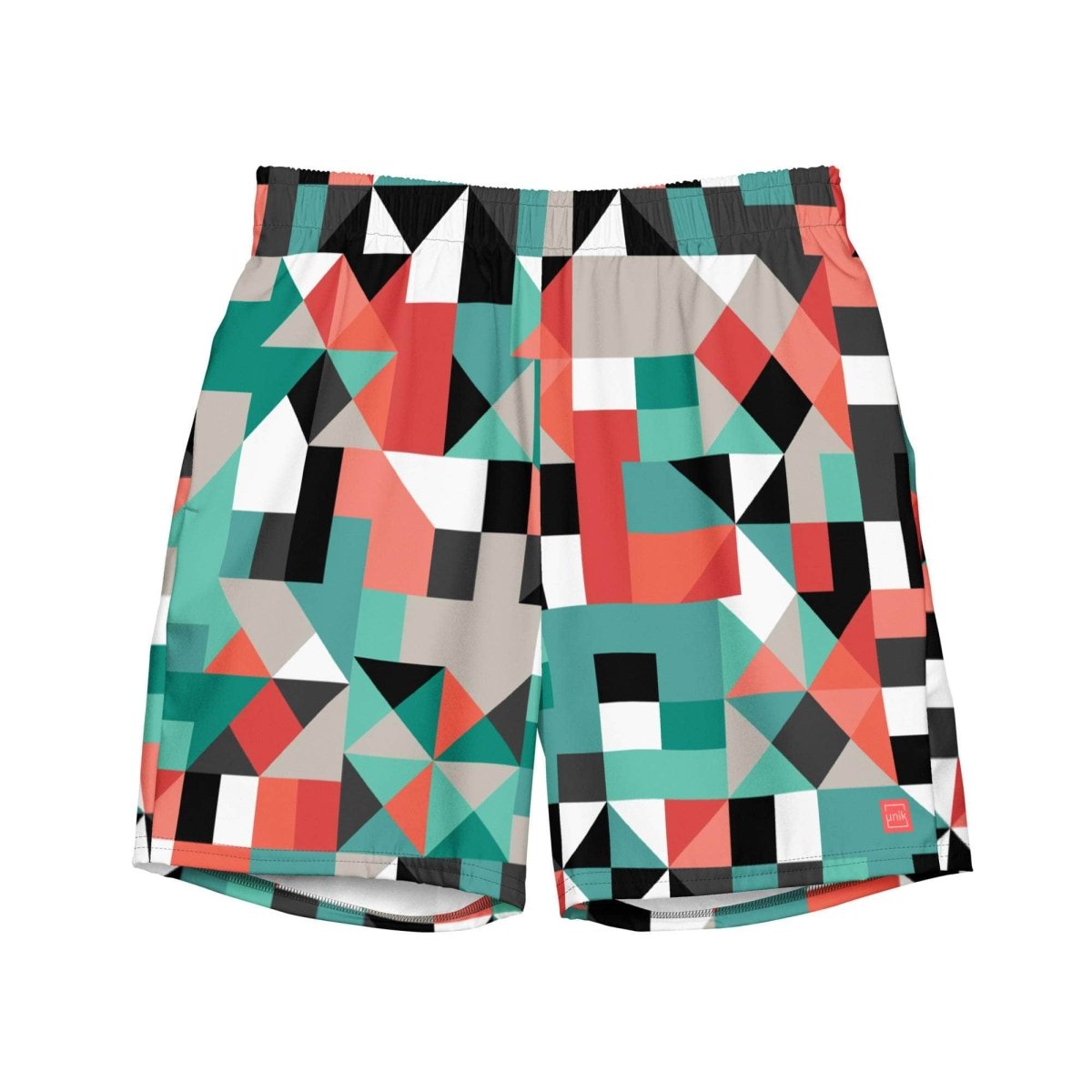 unik.fashion 2XS Pixel Clash Swim Trunks