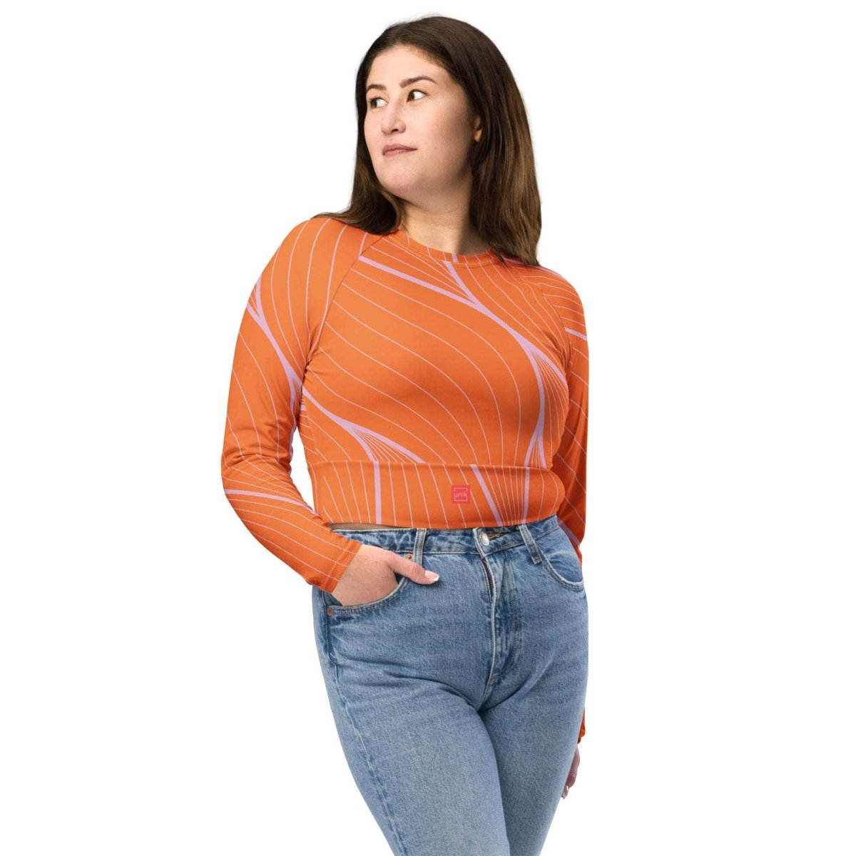 unik.fashion Amber Flow crop top