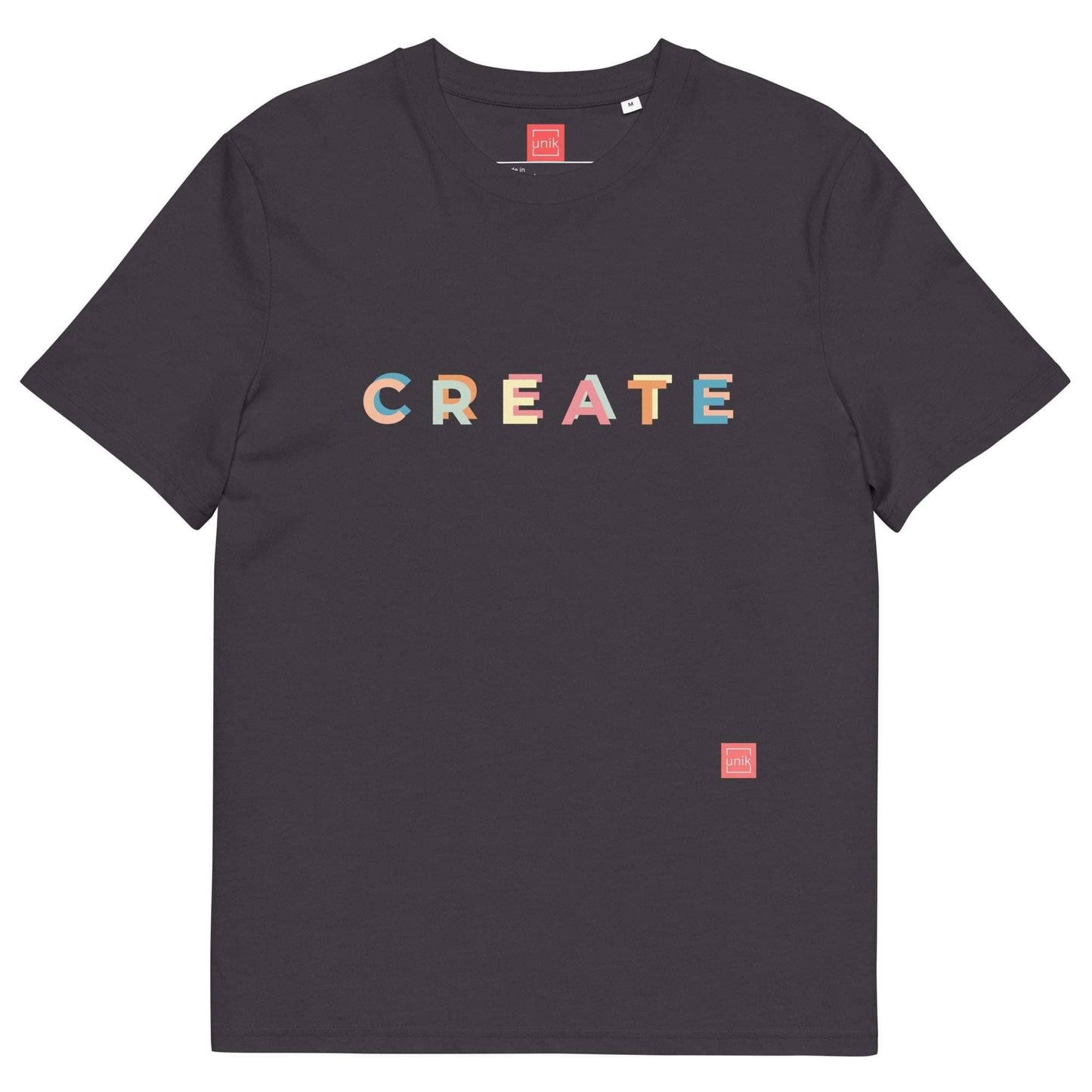 unik.fashion Anthracite / S Create t-shirt