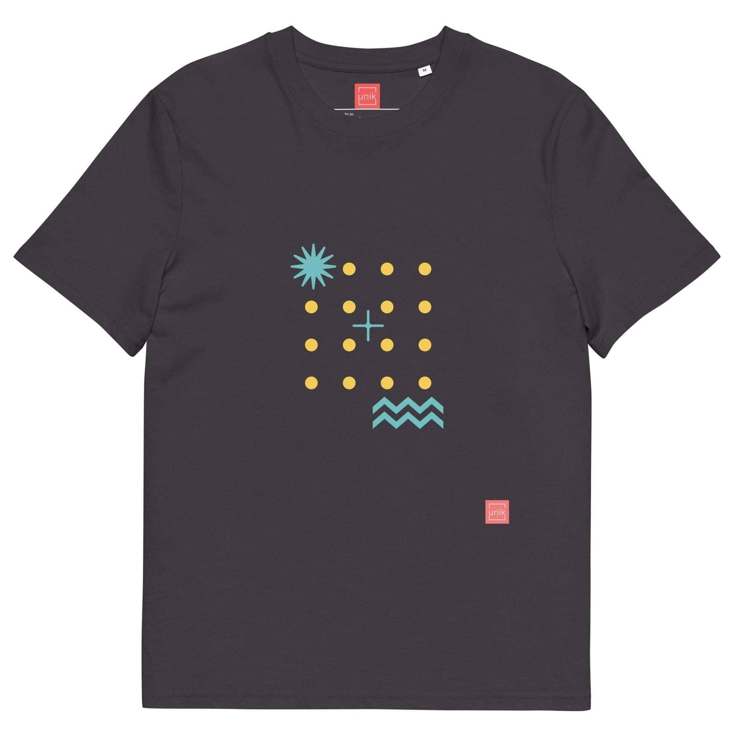 unik.fashion Anthracite / S Dots t-shirt