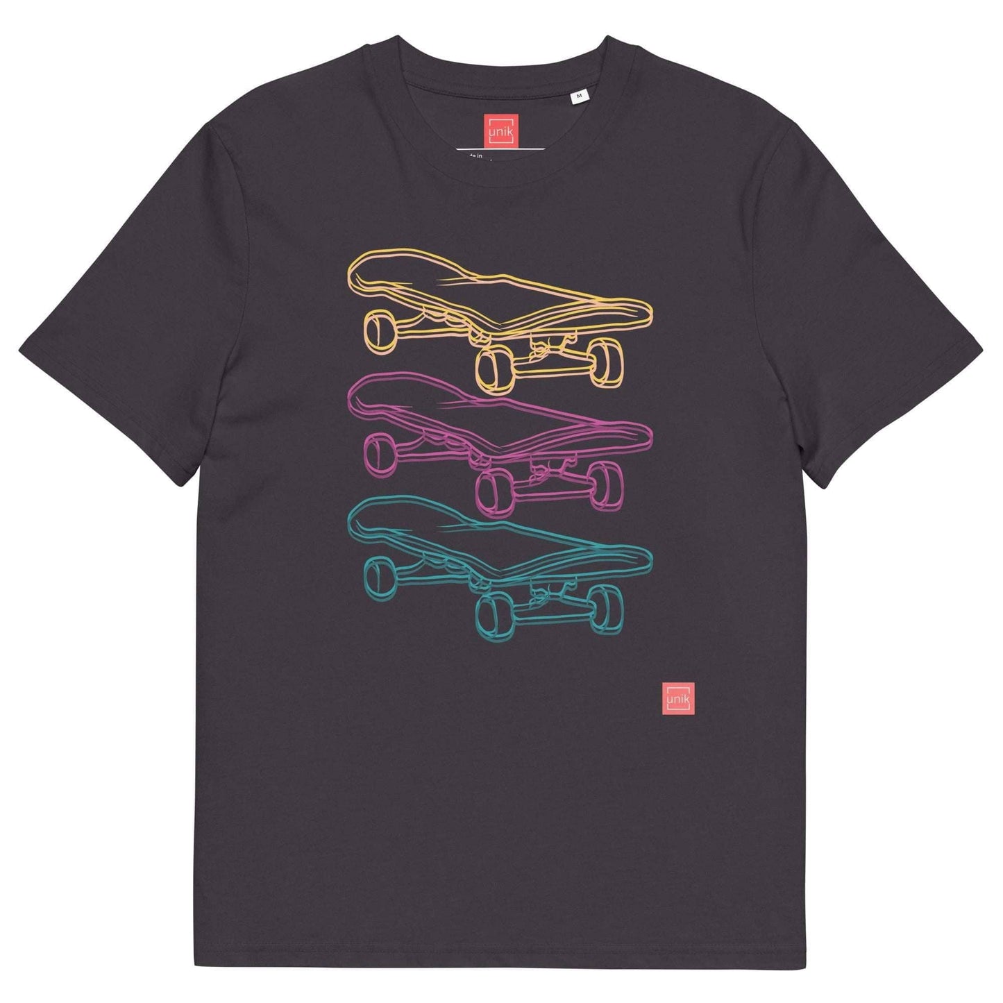 unik.fashion Anthracite / S Skate t-shirt