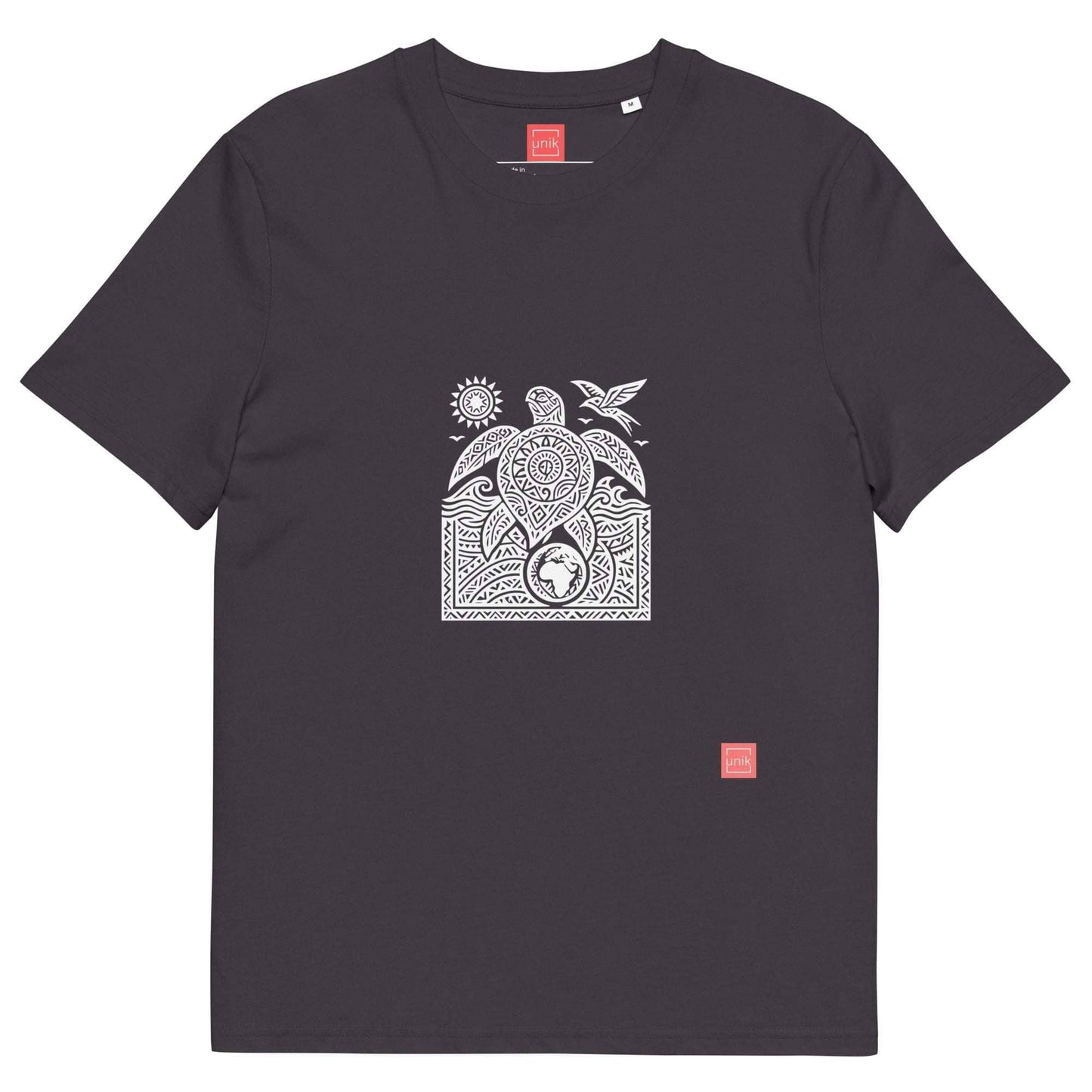 unik.fashion Anthracite / S Turtle t-shirt