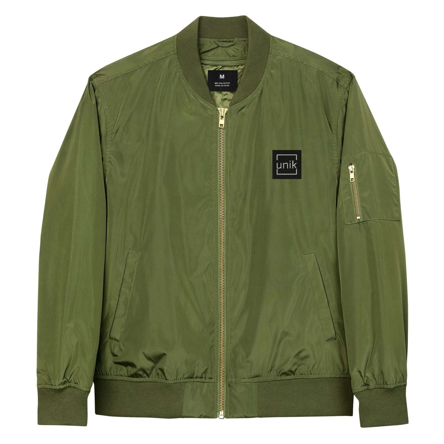 unik.fashion Army / XS Clean bomber jacket