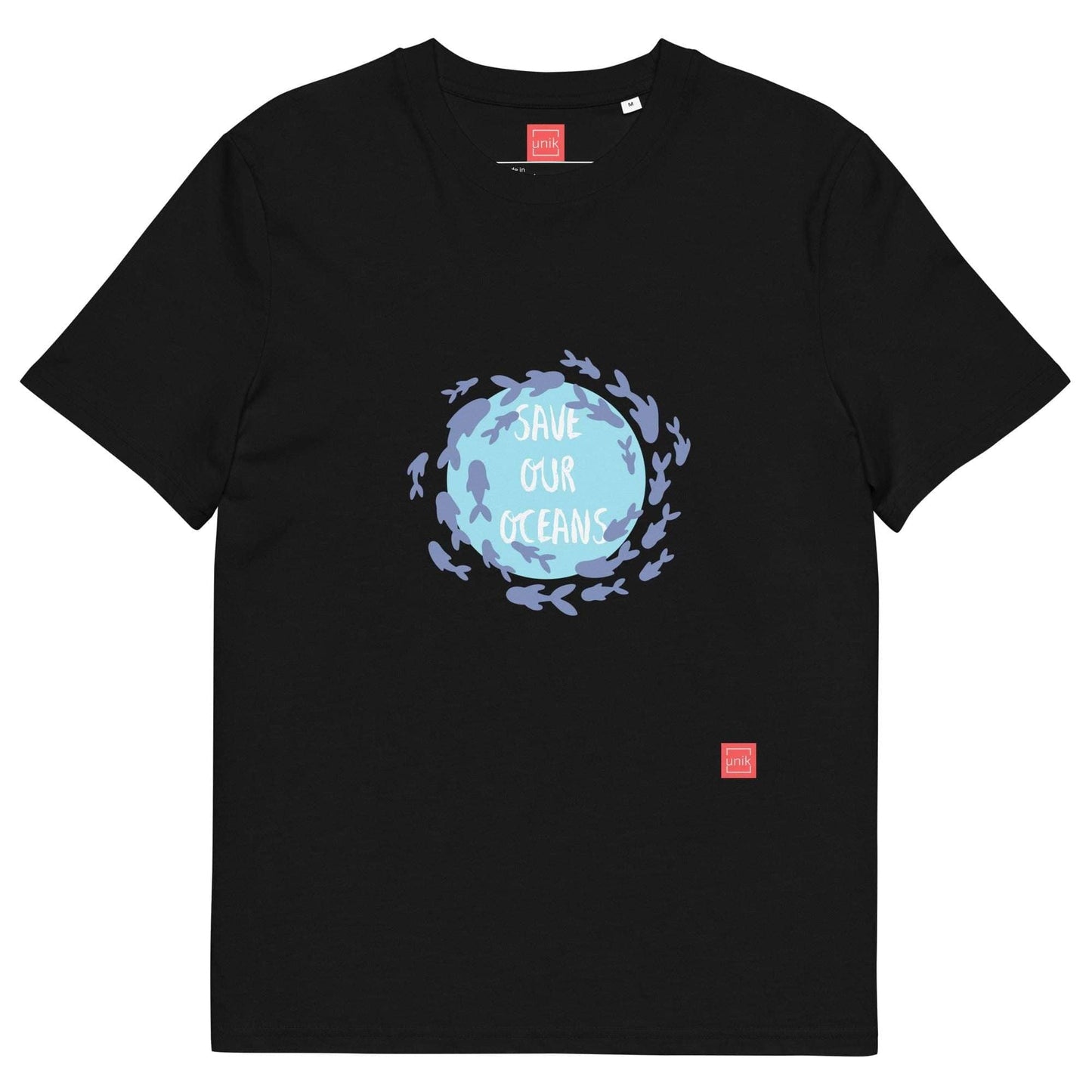 unik.fashion Black / S Fish t-shirt