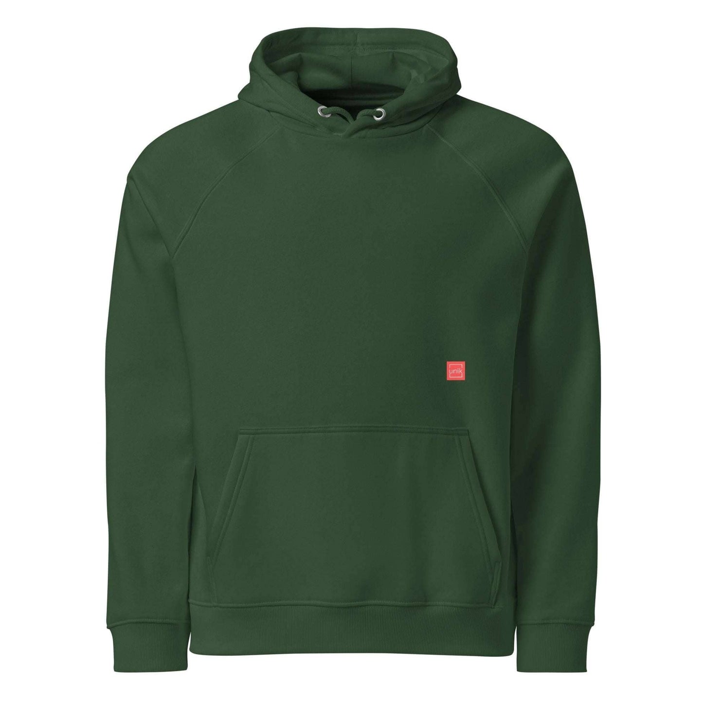unik.fashion Bottle green / XS Clean hoodie
