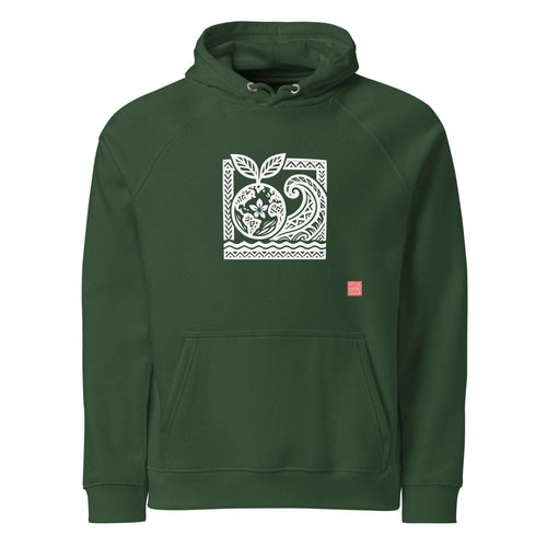 unik.fashion Bottle green / XS Earth hoodie