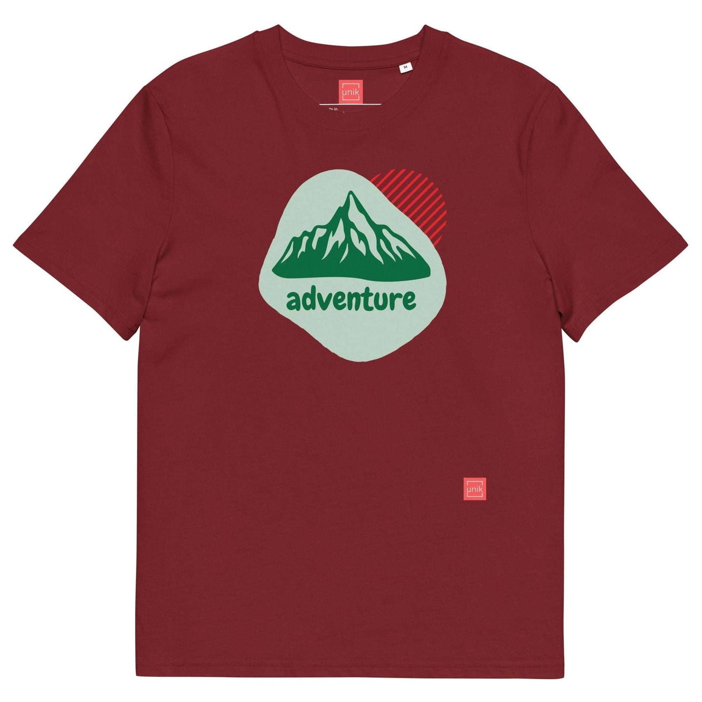 unik.fashion Burgundy / S Adventure t-shirt