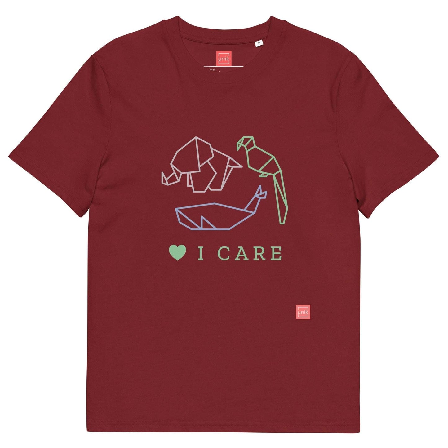 unik.fashion Burgundy / S Animals t-shirt