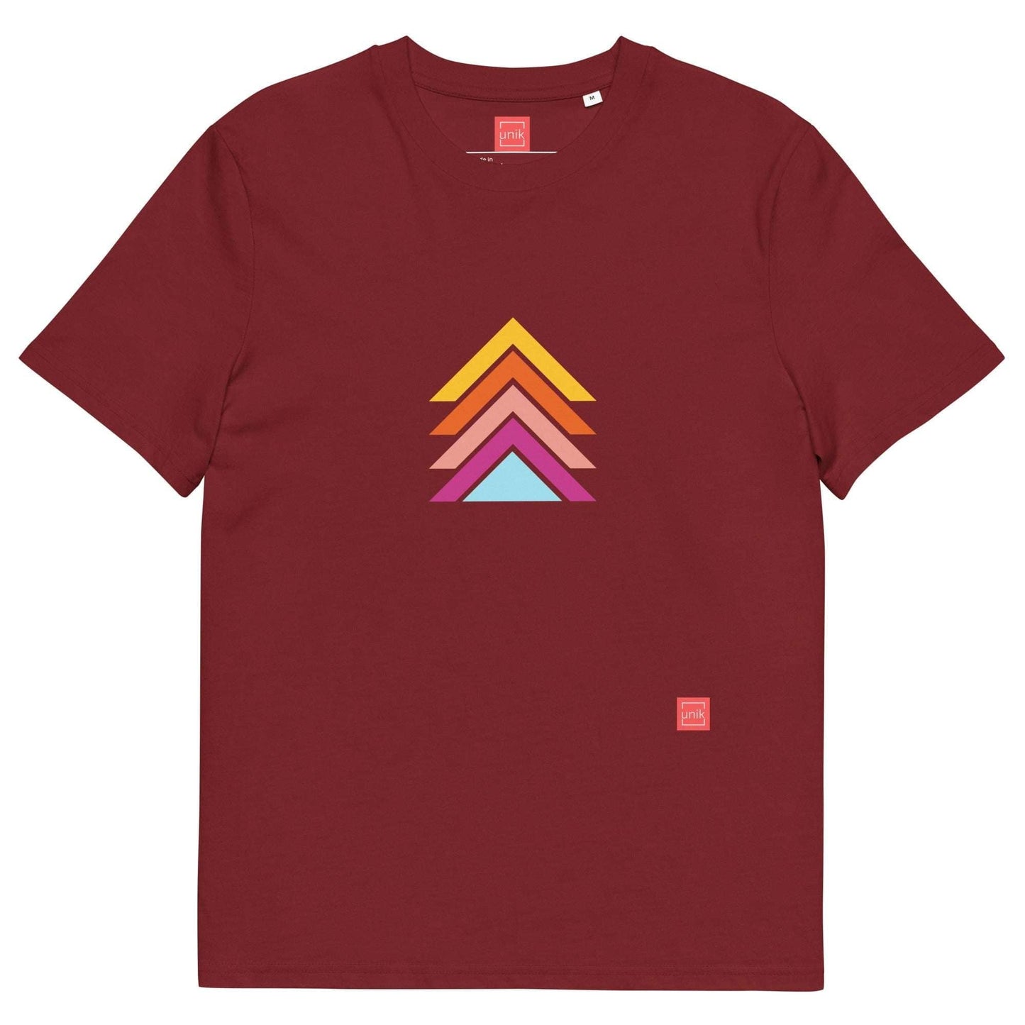 unik.fashion Burgundy / S Arrows t-shirt