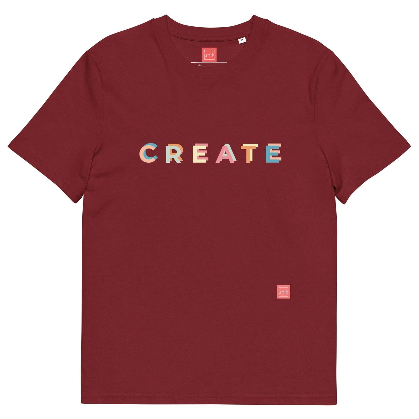 unik.fashion Burgundy / S Create t-shirt