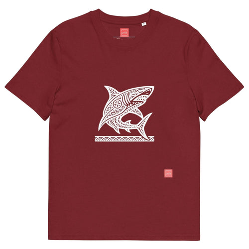 unik.fashion Burgundy / S Shark t-shirt