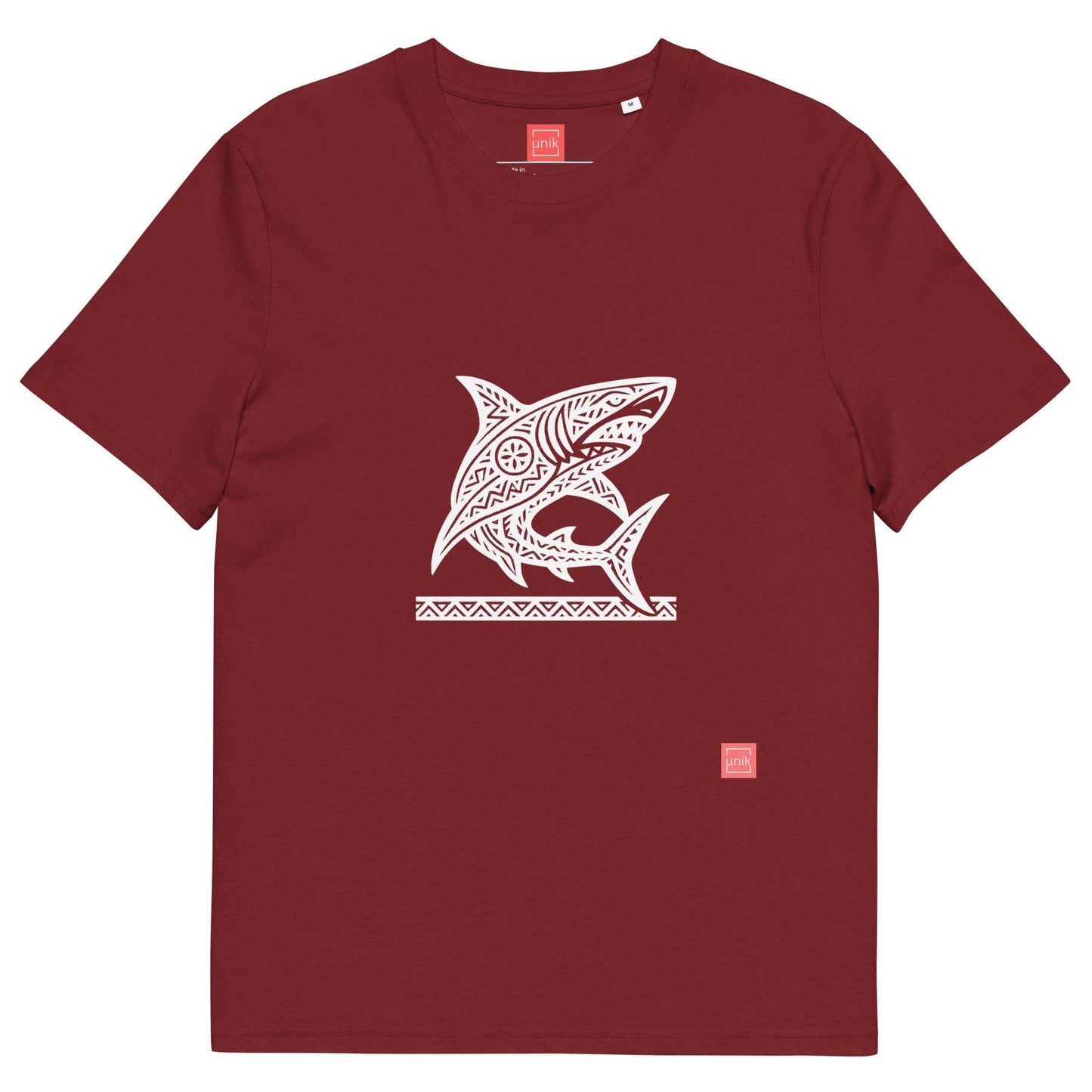 unik.fashion Burgundy / S Shark t-shirt