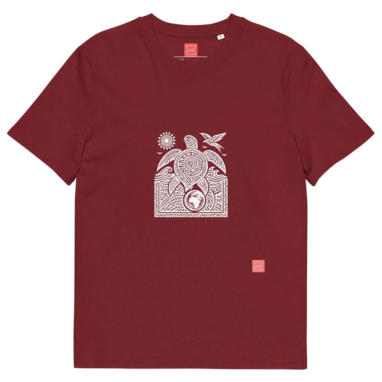 unik.fashion Burgundy / S Turtle t-shirt