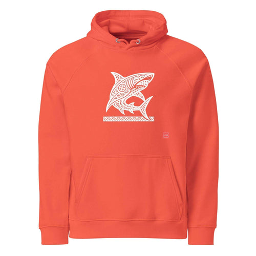 unik.fashion Burnt Orange / XS Shark hoodie