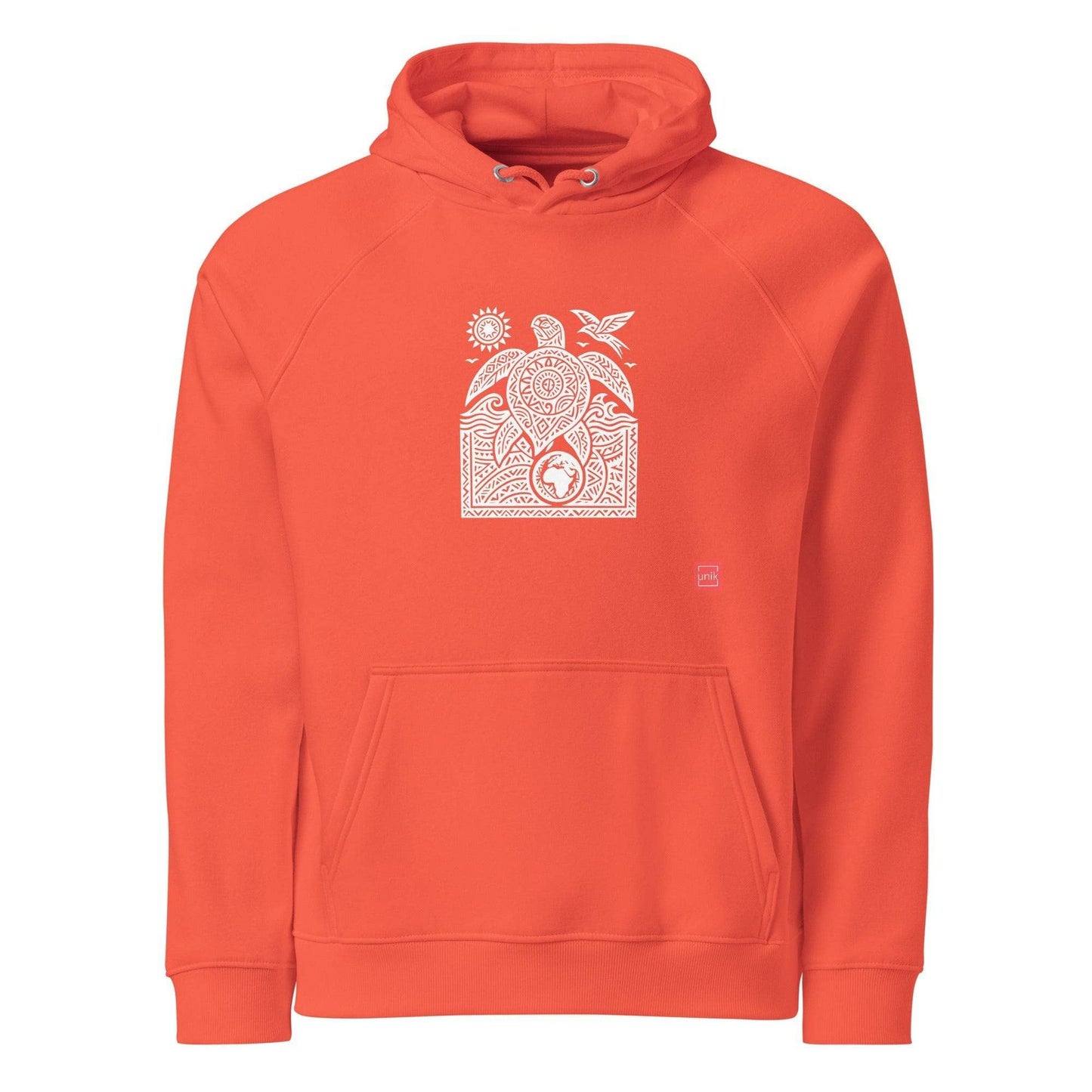 unik.fashion Burnt Orange / XS Turtle hoodie