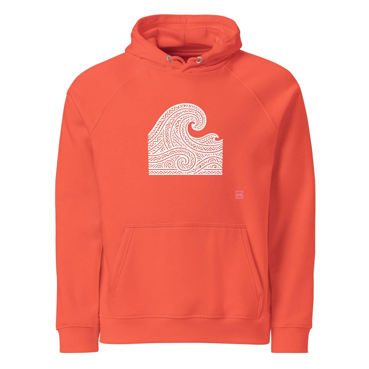 unik.fashion Burnt Orange / XS Waves hoodie