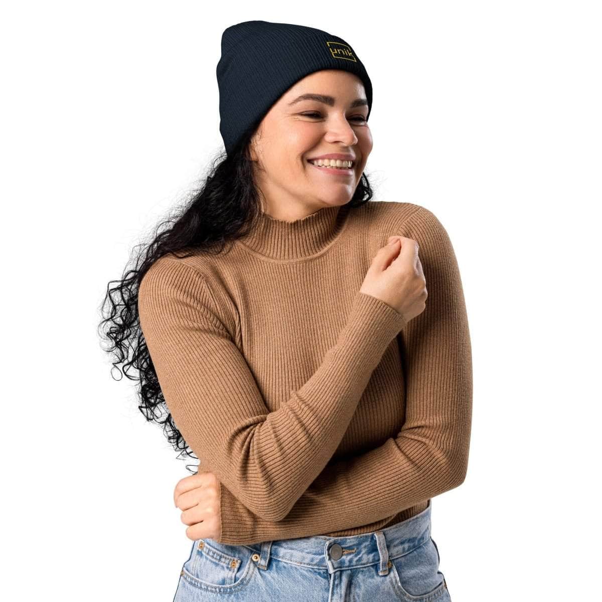 unik.fashion Clean ribbed beanie