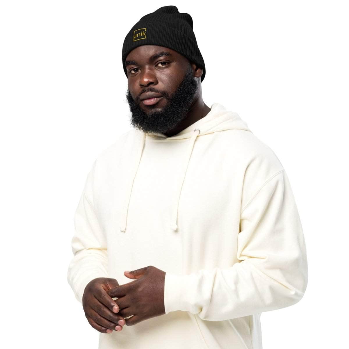 unik.fashion Clean ribbed beanie