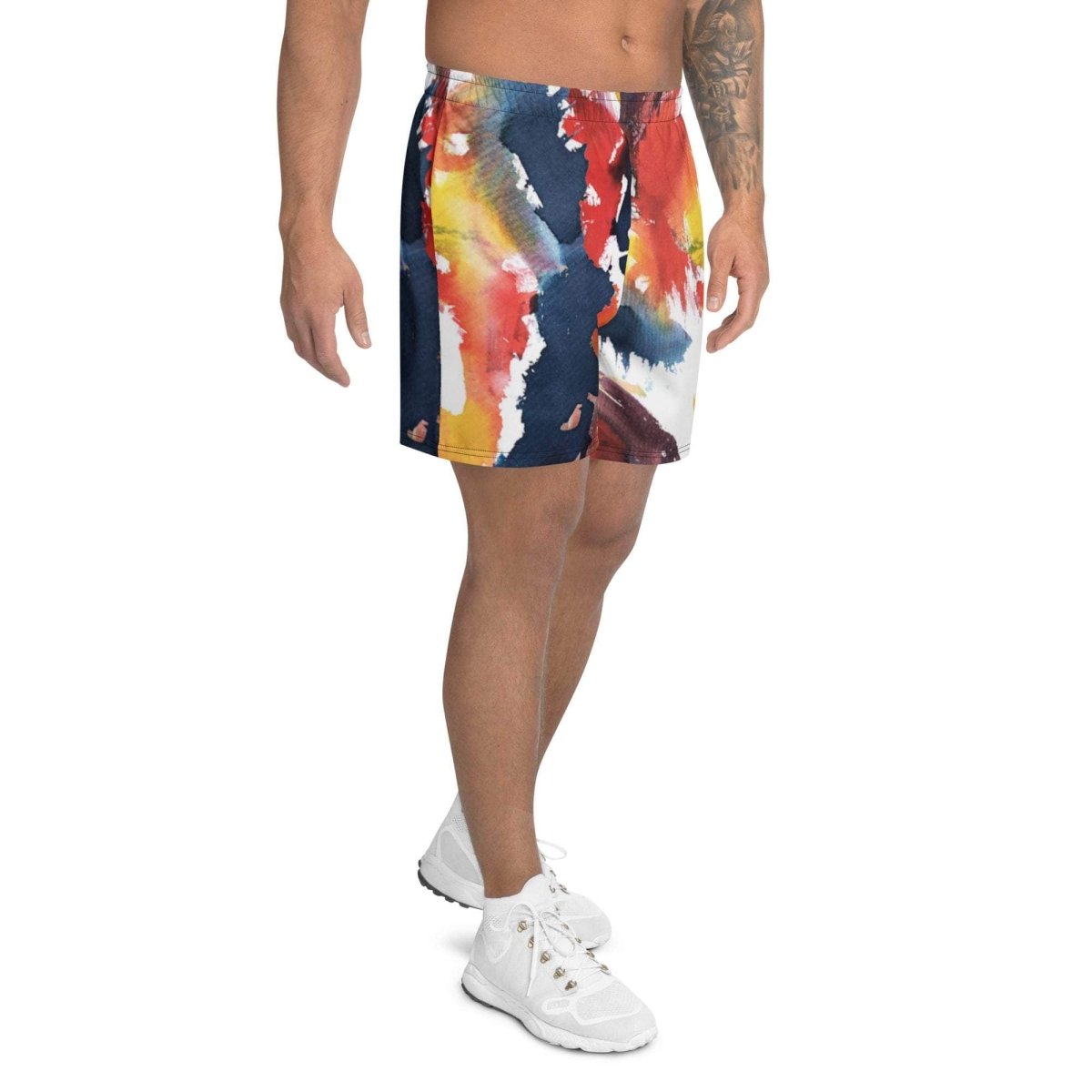 Color Splah Long Shorts - unik.fashion