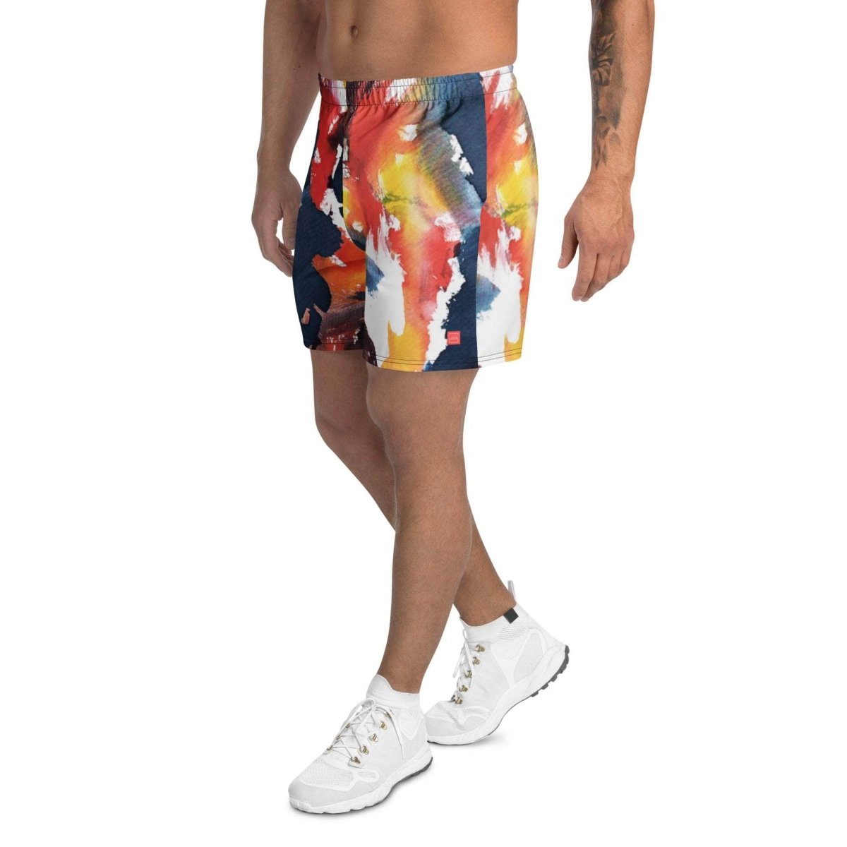 Color Splah Long Shorts - unik.fashion