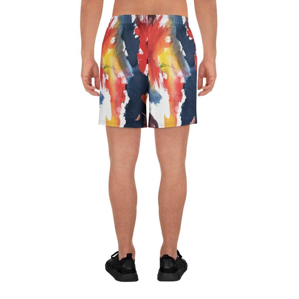 Color Splah Long Shorts - unik.fashion