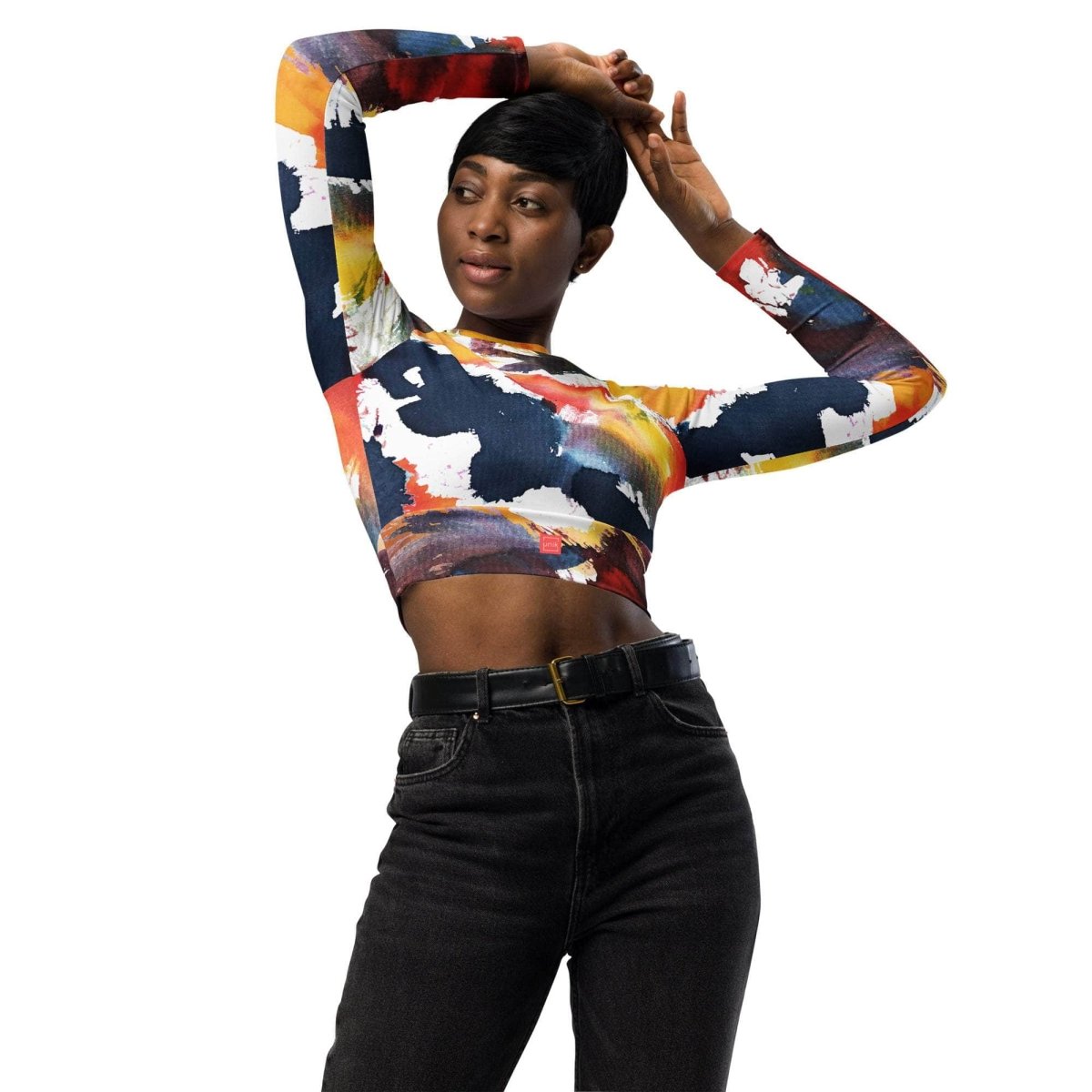 unik.fashion Color Splash crop top