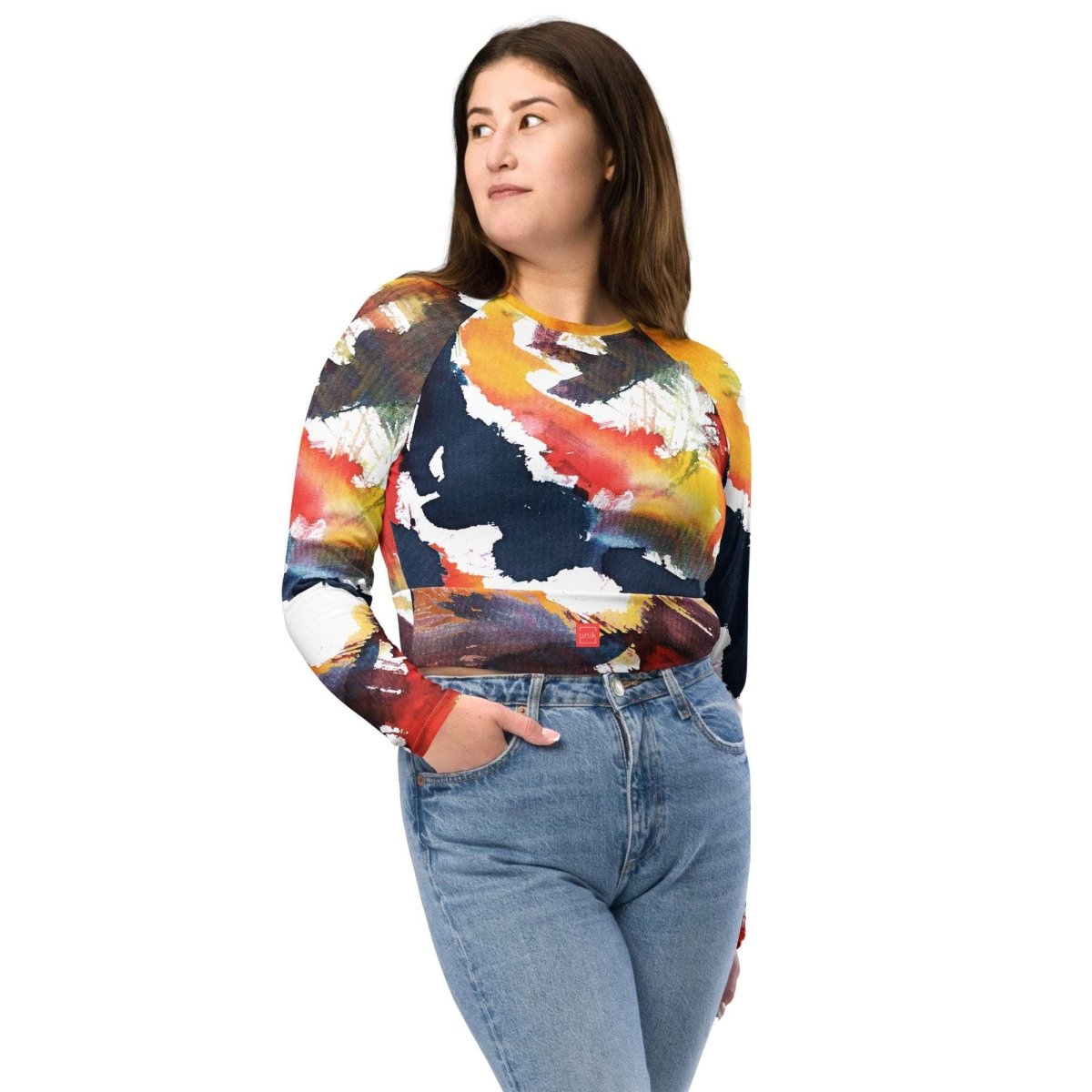 unik.fashion Color Splash crop top