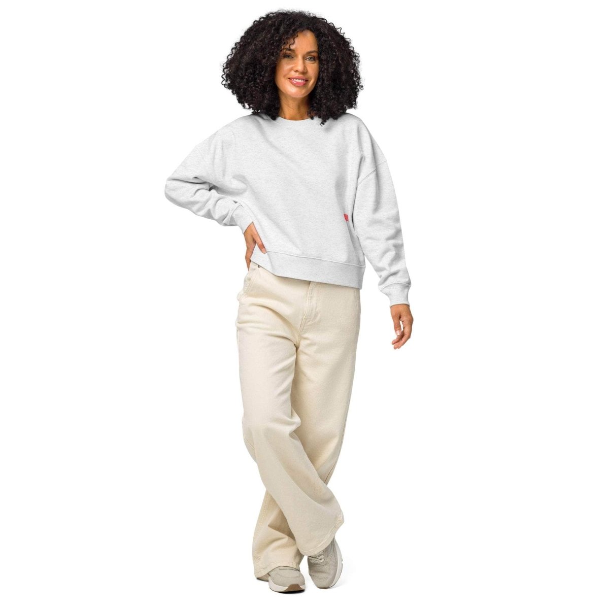 unik.fashion Cool Heather Grey / S Clean sweatshirt