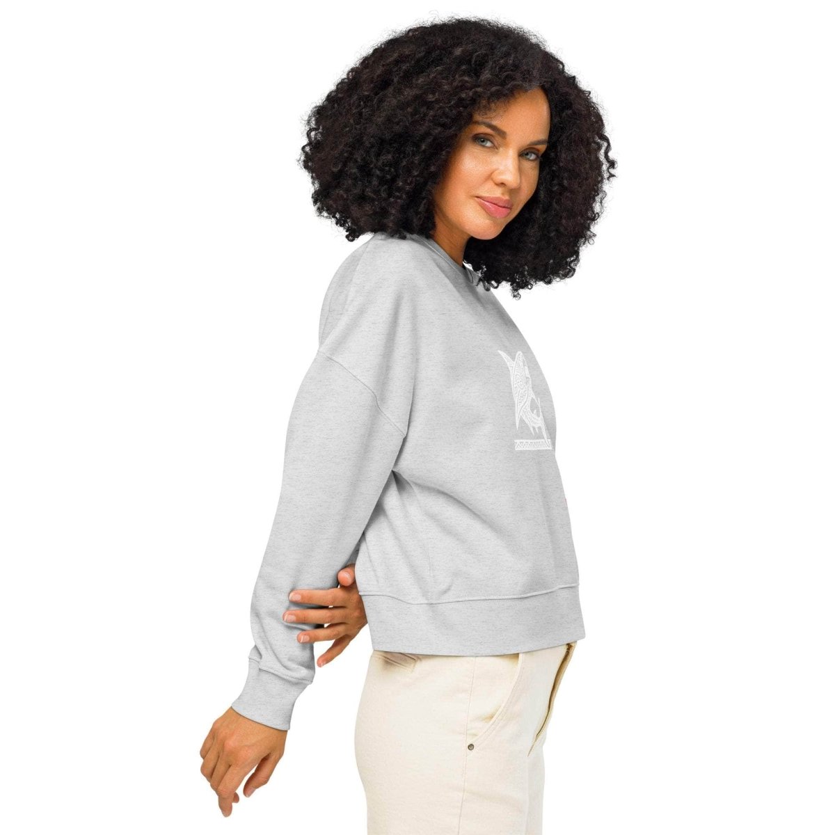 unik.fashion Cool Heather Grey / S Shark sweatshirt