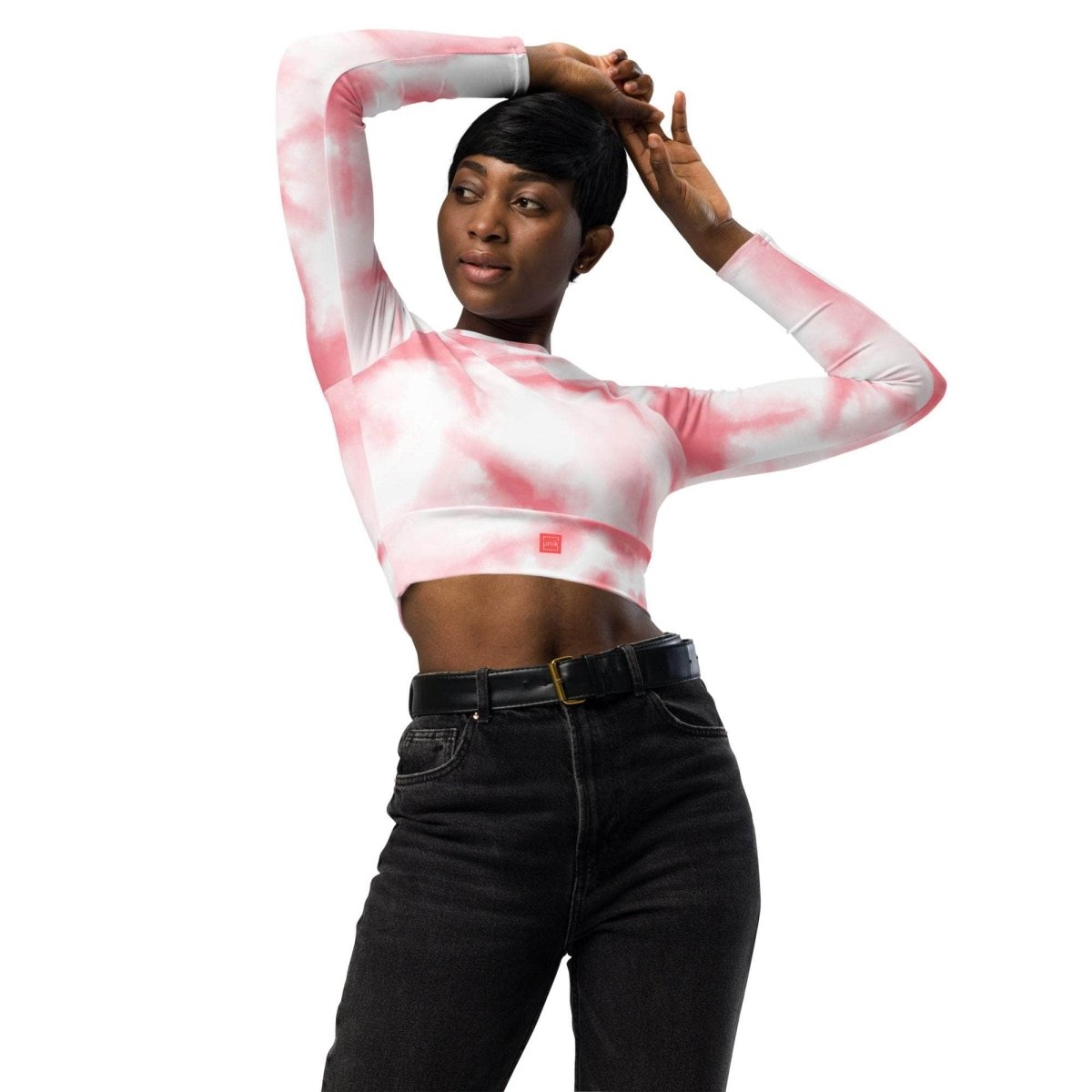 unik.fashion Coral Mist crop top