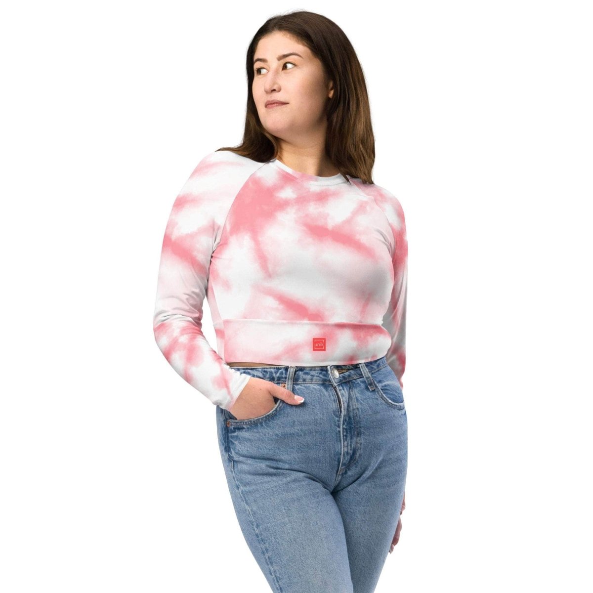 unik.fashion Coral Mist crop top