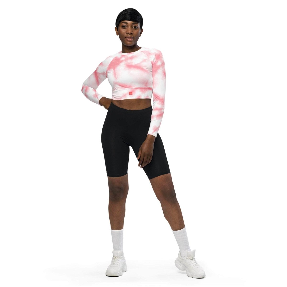 unik.fashion Coral Mist crop top