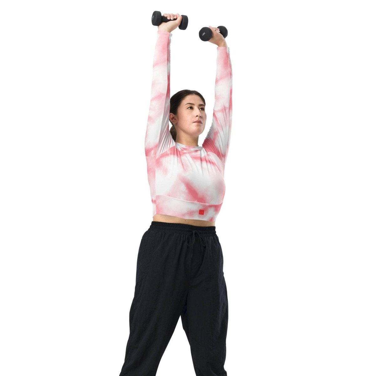 unik.fashion Coral Mist crop top