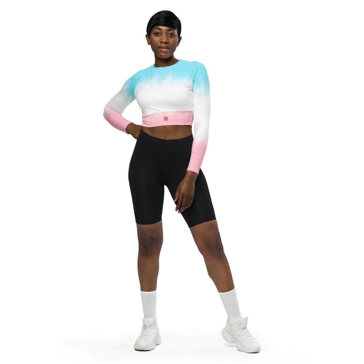 unik.fashion Cotton Cloud crop top