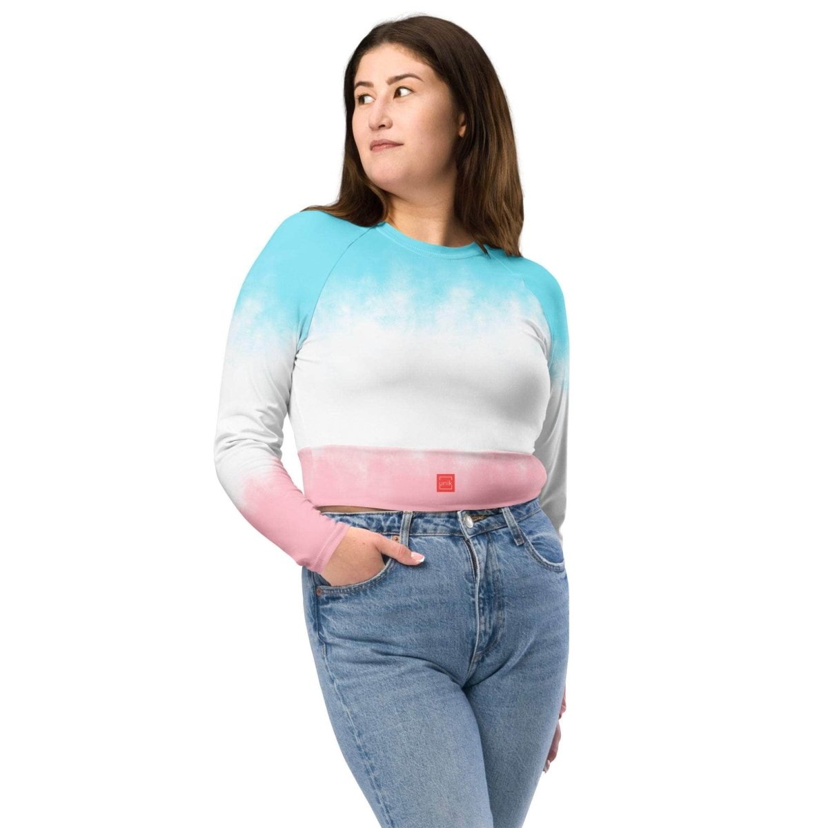 unik.fashion Cotton Cloud crop top