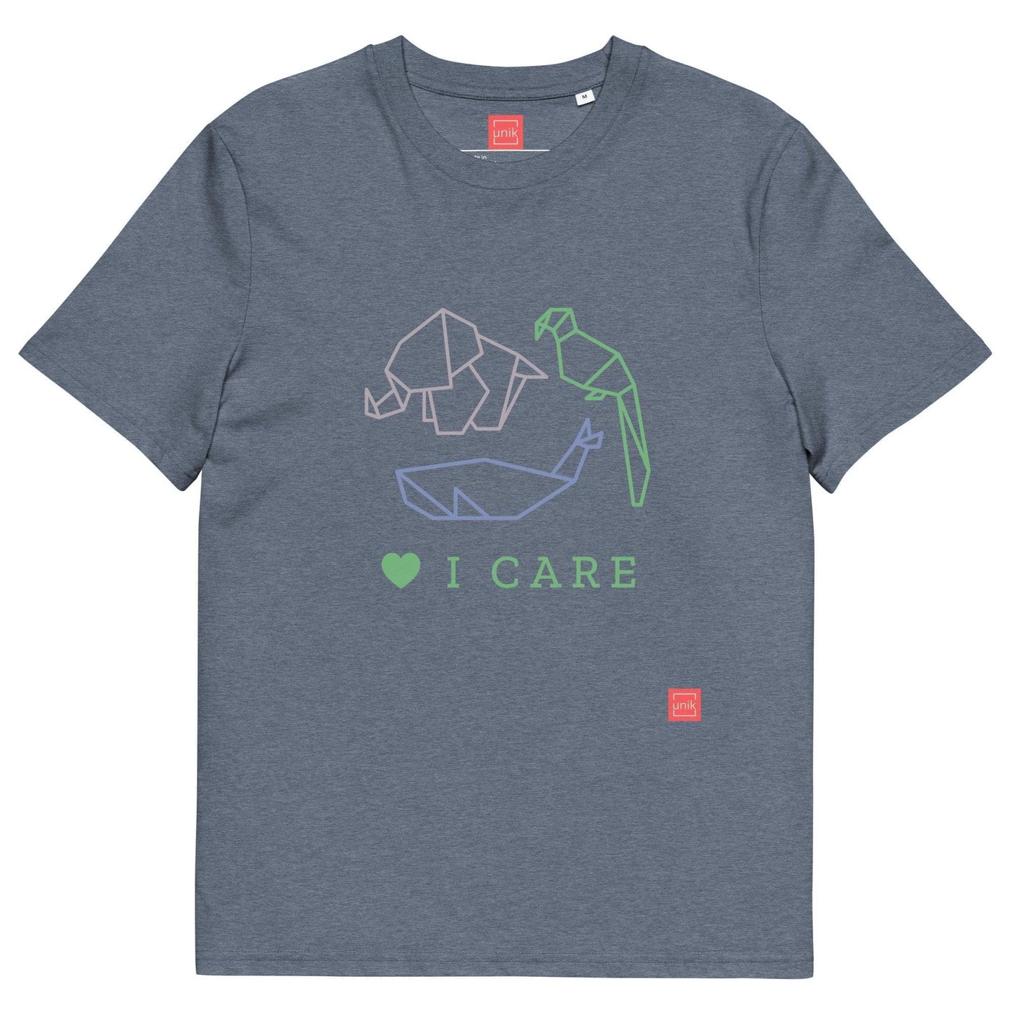 unik.fashion Dark Heather Blue / S Animals t-shirt