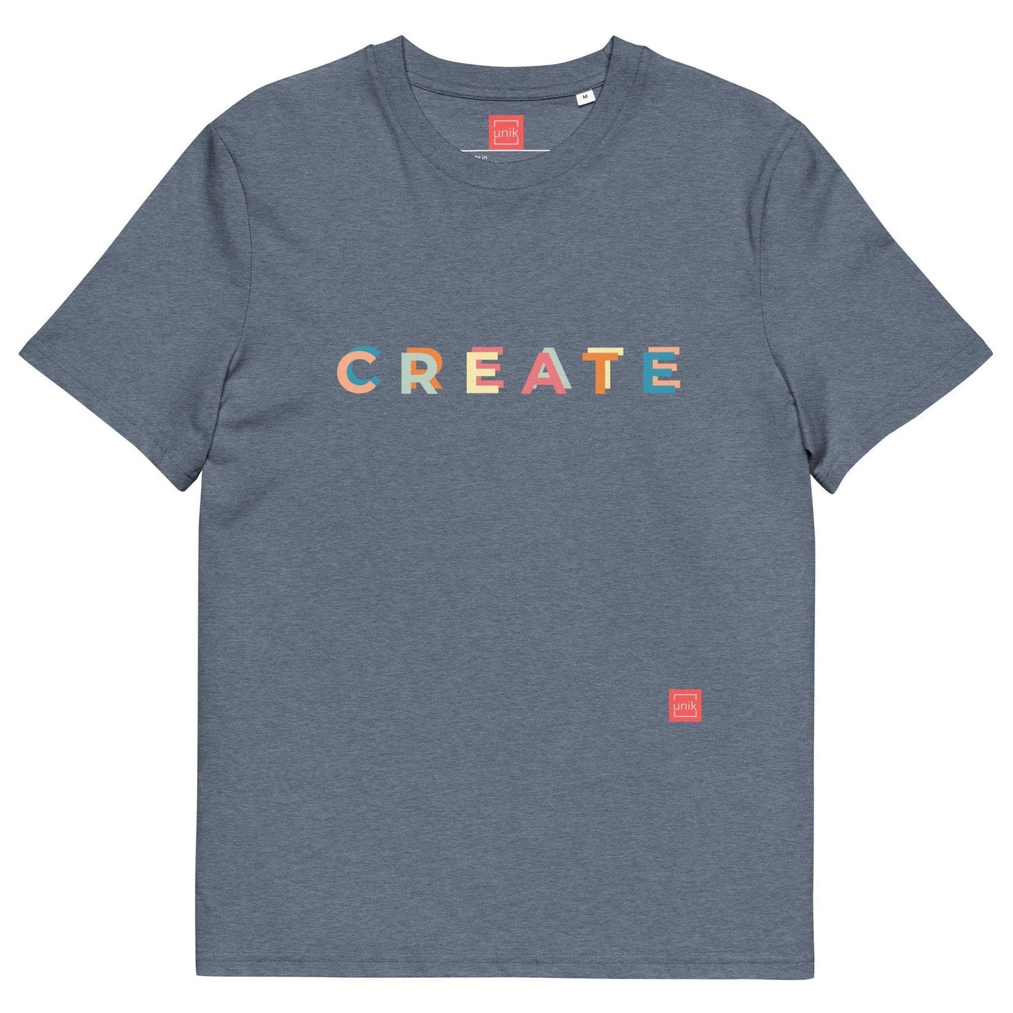unik.fashion Dark Heather Blue / S Create t-shirt