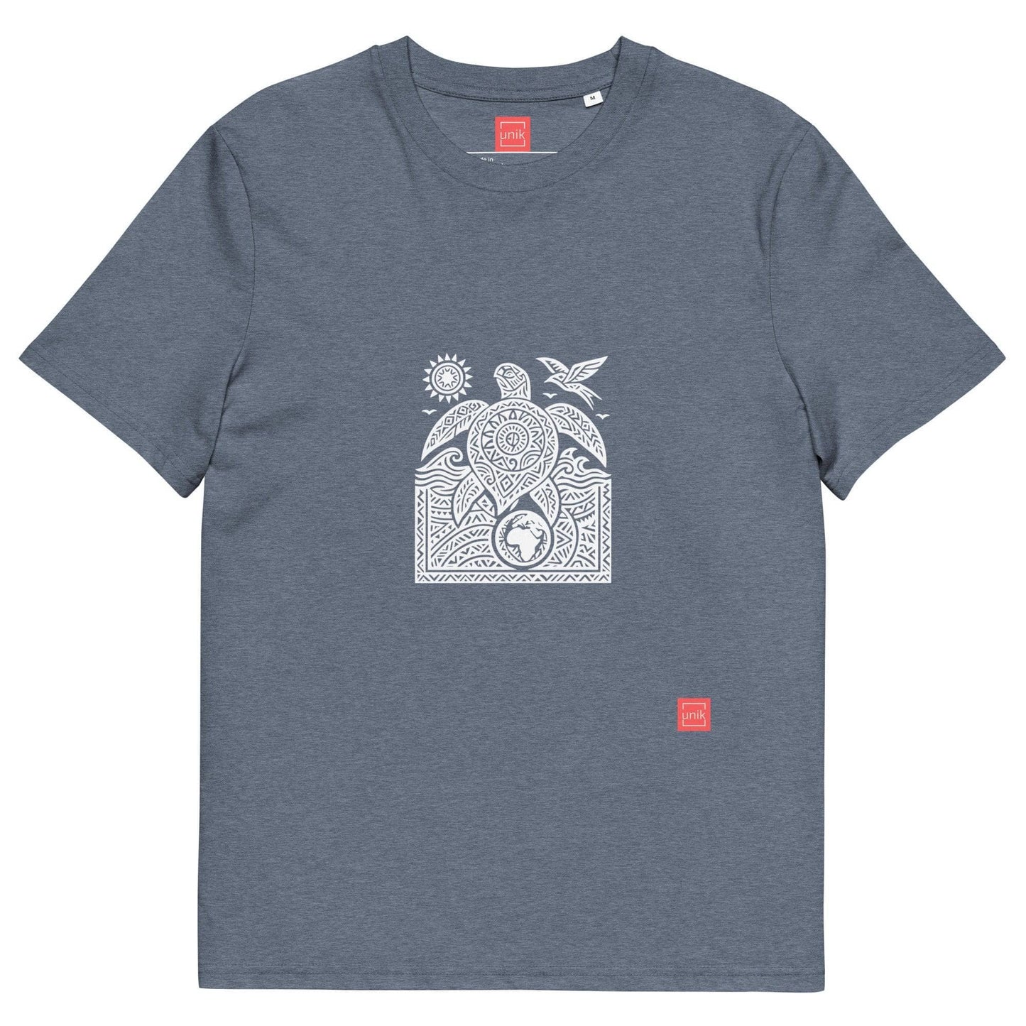 unik.fashion Dark Heather Blue / S Turtle t-shirt