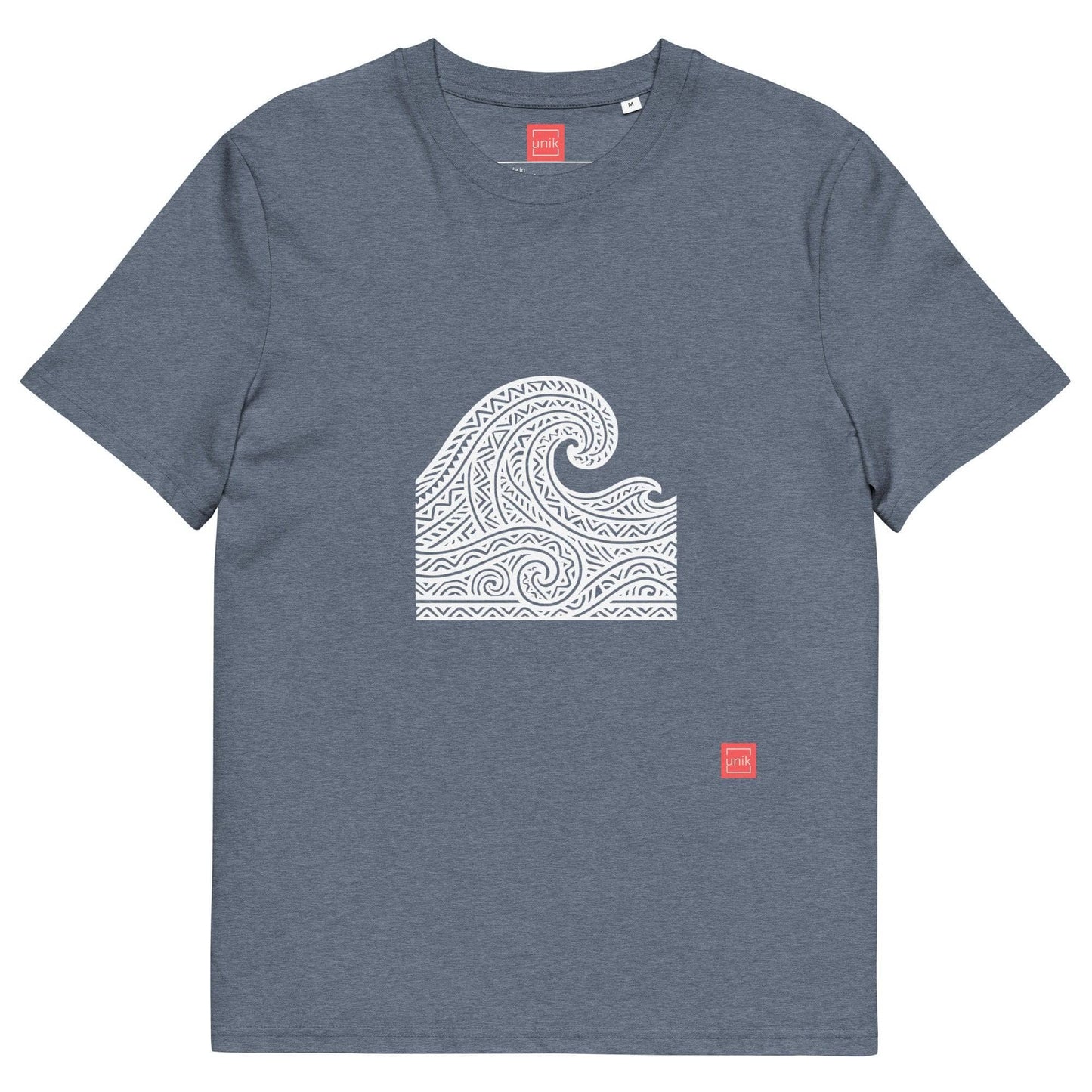 unik.fashion Dark Heather Blue / S Waves t-shirt