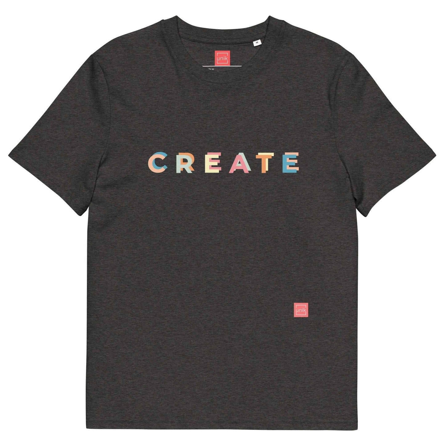 unik.fashion Dark Heather Grey / S Create t-shirt