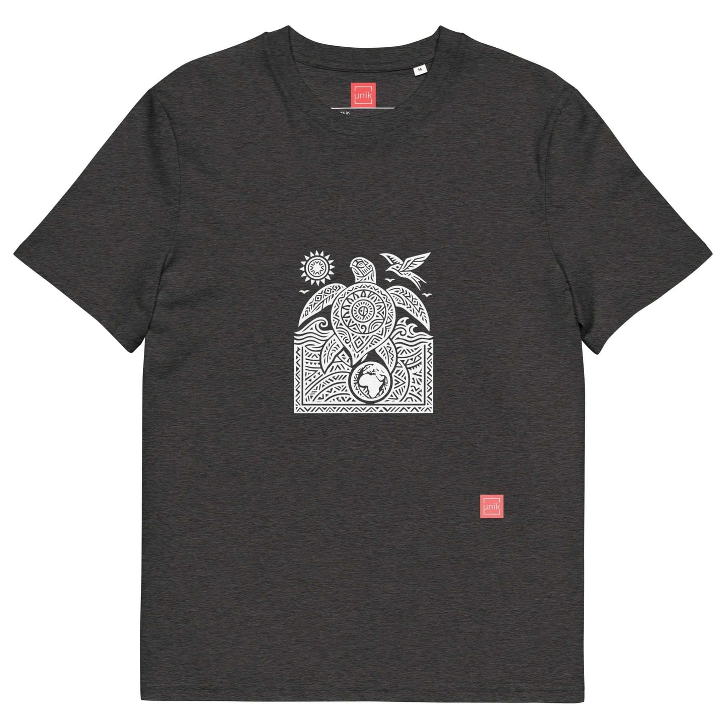 unik.fashion Dark Heather Grey / S Turtle t-shirt